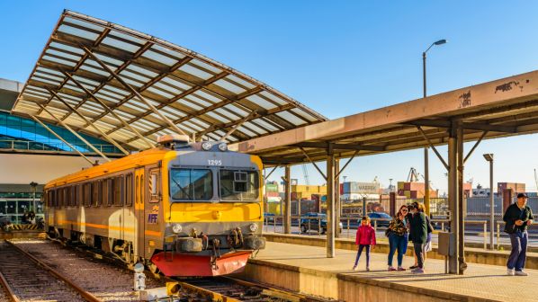 Montevideo station Central Railway