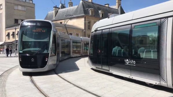 Caen tram Citadis
