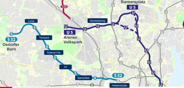Hamburg S-Bahn S32 Osdorf