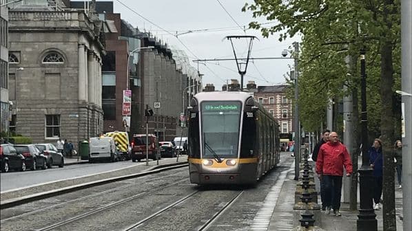 Dublin Luas Citadis LRV tram