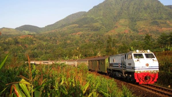 Indonesian passenger train